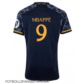 Real Madrid Kylian Mbappe #9 Replika Bortatröja 2023-24 Kortärmad